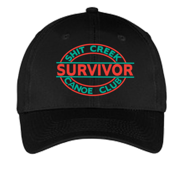 Sh*t Creek Survivor Hat - BLACK - Click Image to Close